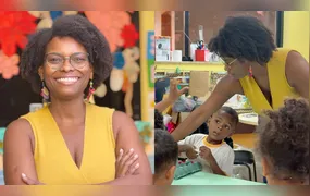 Dia da professora: Aluna da rede municipal de Niterói hoje ensina novas gerações
