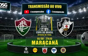 Fluminense e Vasco duelam por uma vaga nas quartas de final da Copa do Brasil com transmissão do OSG Esportes