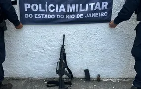 Fuzil e granada são apreendidos pela PM em São Gonçalo