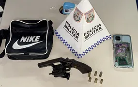 Jovem de 17 anos é apreendido com revólver em Maricá