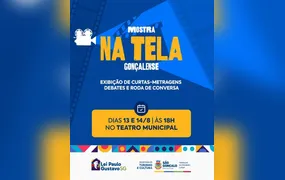 'Mostra Na Tela Gonçalense' reúne produções audiovisuais de São Gonçalo no Teatro Municipal