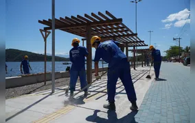 Obras na Praia das Pedrinhas estão recebendo ajustes finais