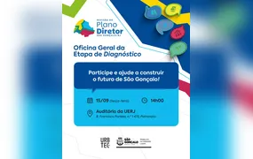 Oficina Geral do Plano Diretor de São Gonçalo acontece na próxima terça-feira (15)