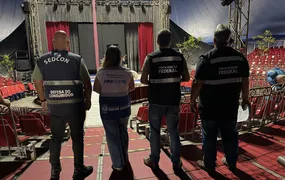 Parque de diversões é autuado durante fiscalização para o Dia das Crianças