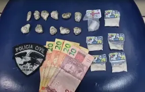 Polícia prende suspeito de tráfico de drogas em Niterói