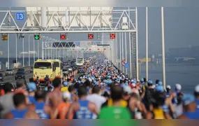 Ponte Rio-Niterói terá interdições por conta de corrida; confira os horários e mudanças no trânsito