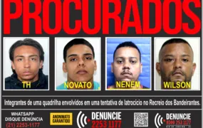 Quadrilha que atirou em vítima para roubar cordão de ouro de R$ 6,8 mil é procurada no Rio