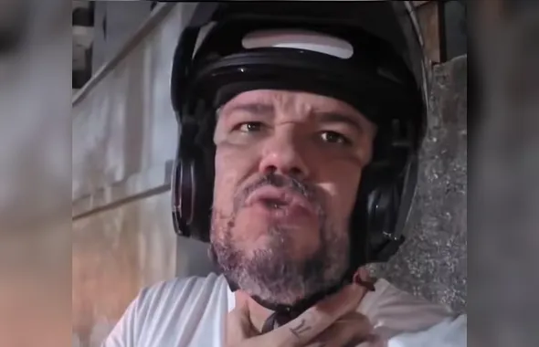 Influenciador e professor Paulo Pereira tem fio enrolado no pescoço em Niterói
