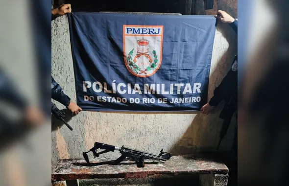 PM prende suspeito e apreende fuzil durante ação no Mundel, em São Gonçalo