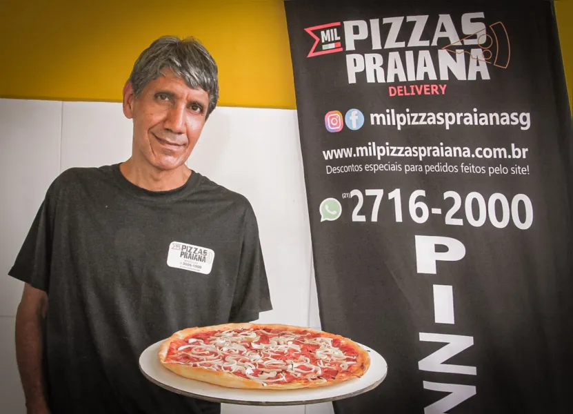 Mais que pizza, uma experiência: conheça a Mil Pizzas Praiana, no Zé Garoto