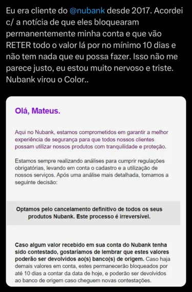 Clientes acusam banco digital de bloquear contas e reter dinheiro