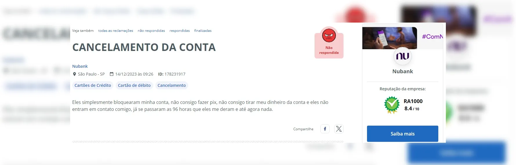 Clientes acusam banco digital de bloquear contas e reter dinheiro