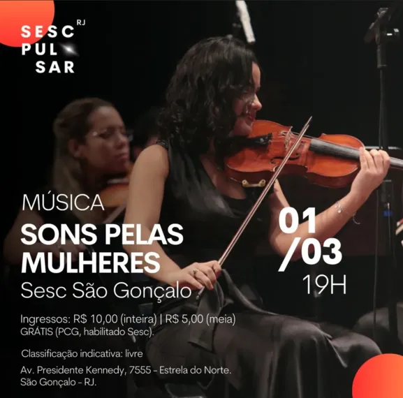 Confira a programação cultural do fim de semana em São Gonçalo e Niterói