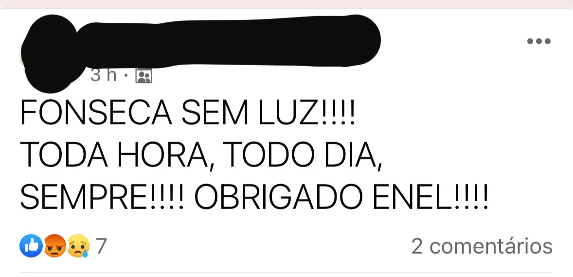 Moradores enfrentam constantes quedas de energia em SG e Niterói