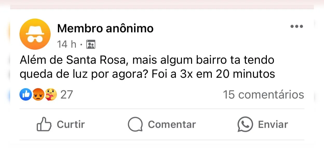 Moradores enfrentam constantes quedas de energia em SG e Niterói