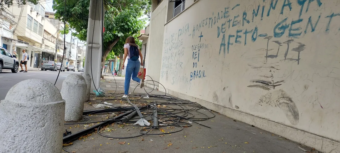 Ano novo, problema antigo: cabos são alvos contínuos de furtos no Centro de Niterói