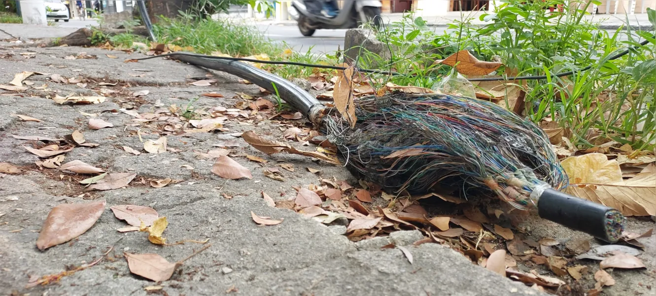 Ano novo, problema antigo: cabos são alvos contínuos de furtos no Centro de Niterói