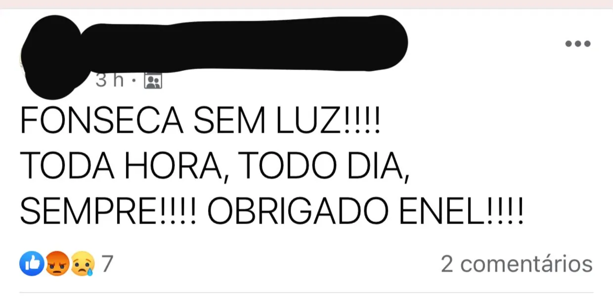 Moradores enfrentam constantes quedas de energia em SG e Niterói