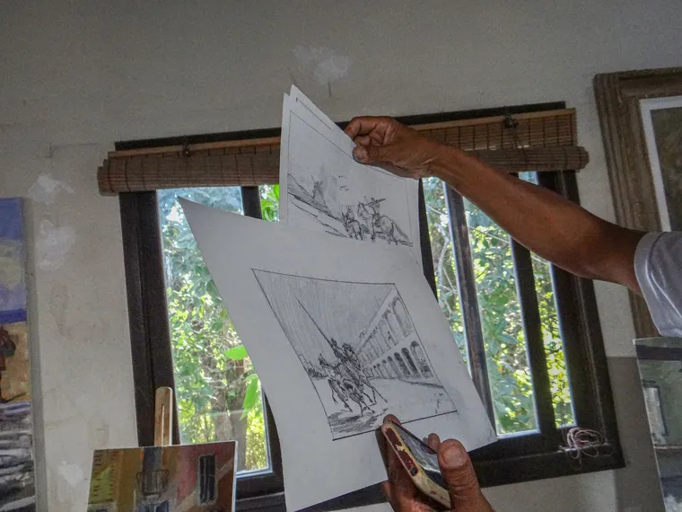 Pintor de Niterói conquista prêmio do Corpo de Fuzileiros Navais com quadro; “faço arte por amor à arte”