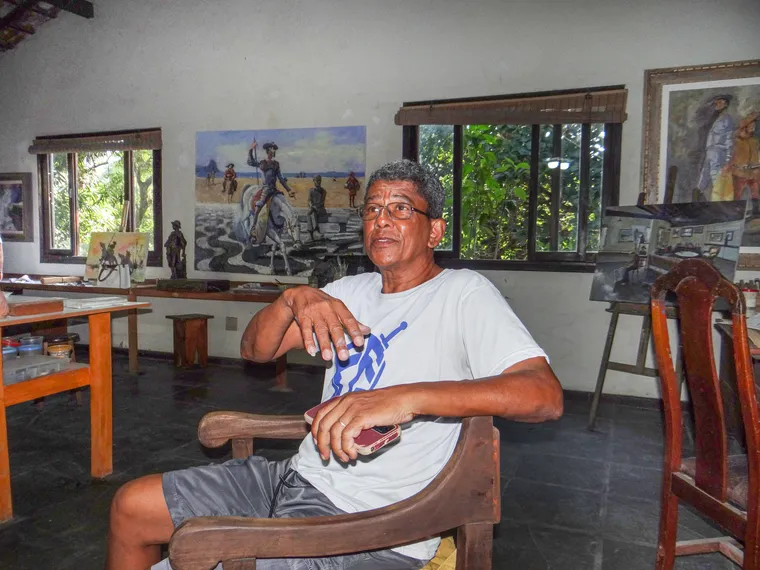 Pintor de Niterói conquista prêmio do Corpo de Fuzileiros Navais com quadro; “faço arte por amor à arte”