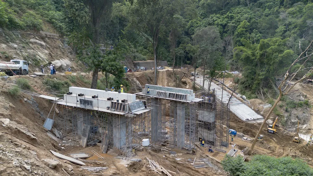 RJ-127 (Serra de Paracambi) será interditada entre os dias 20 e 25 para início da montagem de ponte na rodovia