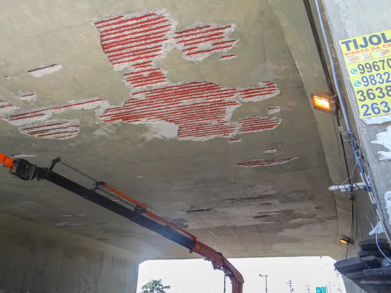 Retorno do viaduto de Manilha é interditado para realização de obras emergenciais