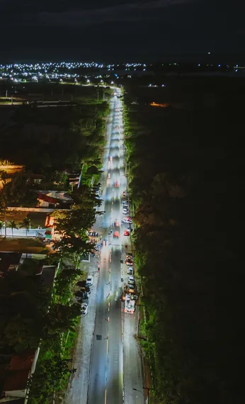 Rodovia estadual em Araruama ganha nova iluminação