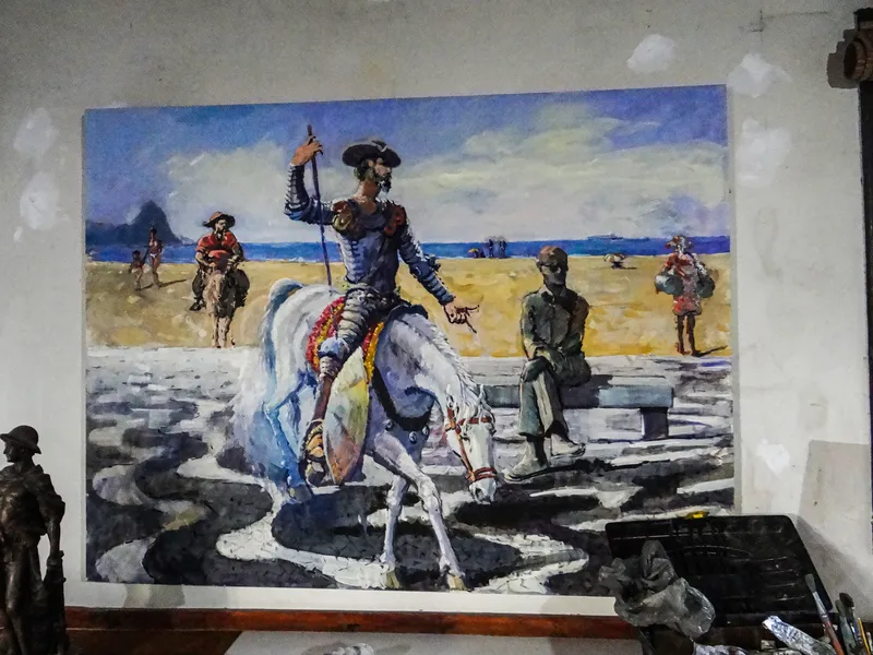 Pintor de Niterói conquista prêmio do Corpo de Fuzileiros Navais com quadro; “faço arte por amor à arte”