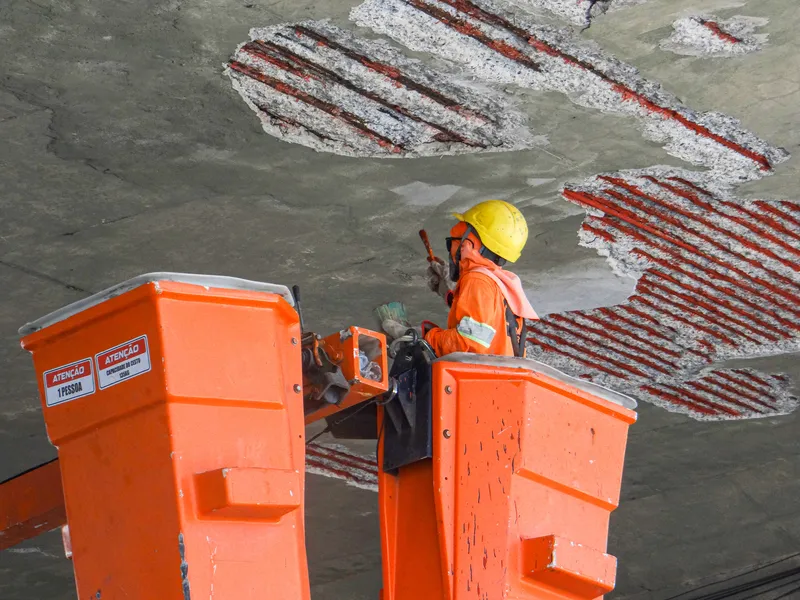 Retorno do viaduto de Manilha é interditado para realização de obras emergenciais