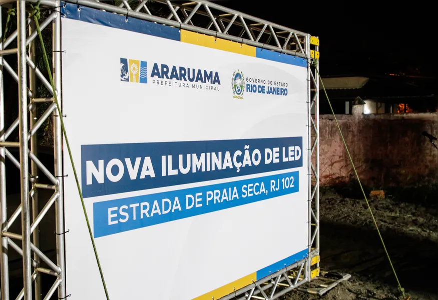 Rodovia estadual em Araruama ganha nova iluminação