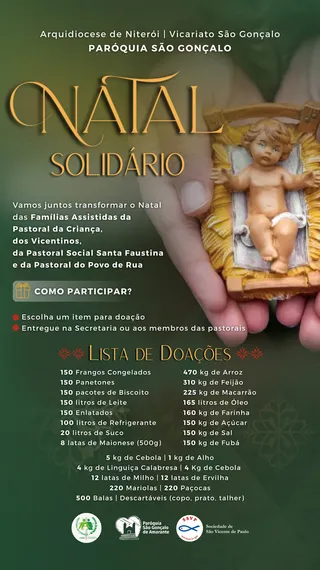 A solidariedade que move São Gonçalo: Conheça Projetos Sociais que transformam o fim de ano da população