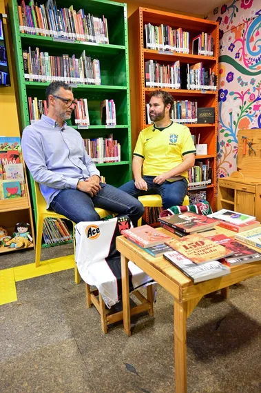 Alexandre Torres participa da Série Craques da Leitura na Biblioteca A Casa Amarela