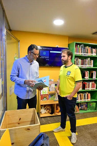 Alexandre Torres participa da Série Craques da Leitura na Biblioteca A Casa Amarela