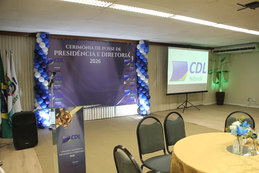Cerimônia de posse da CDL Niterói reúne figuras ilustres da cidade
