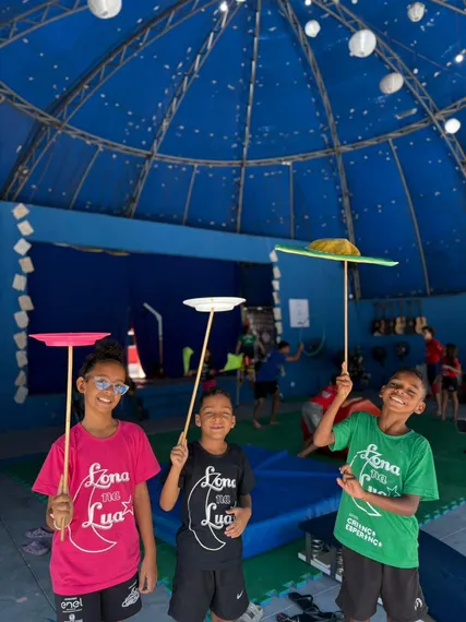 Oficinas do Lona na Lua impulsionam desenvolvimento infantojuvenil em Tanguá