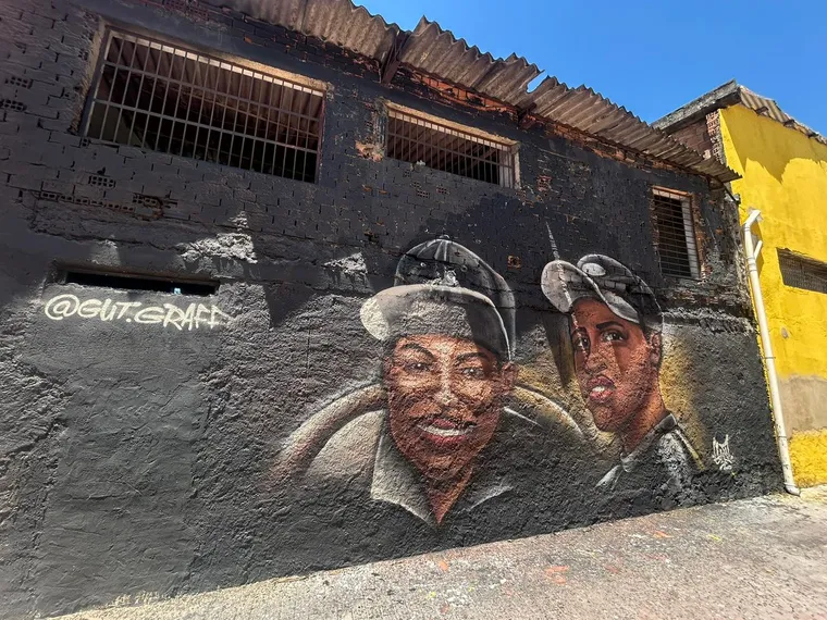 Povo Preto: Projeto homenageia gonçalenses renomados na música, esporte e arte através de murais espalhados pela cidade