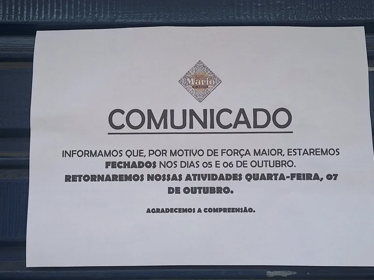 Caneco Gelado do Mário fecha temporariamente após morte do fundador