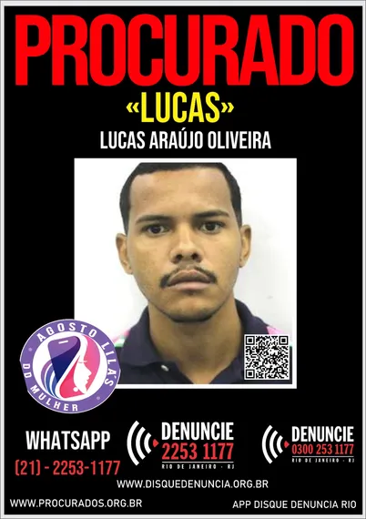 Disque Denúncia lança 2ª edição de cartazes de foragidos por violência contra a mulher