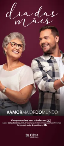 A campanha  #AMORMAIORDOMUNDO está sendo feita pela Aliansce Sonae