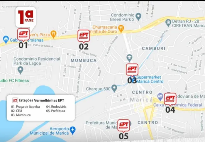 Confira o mapa