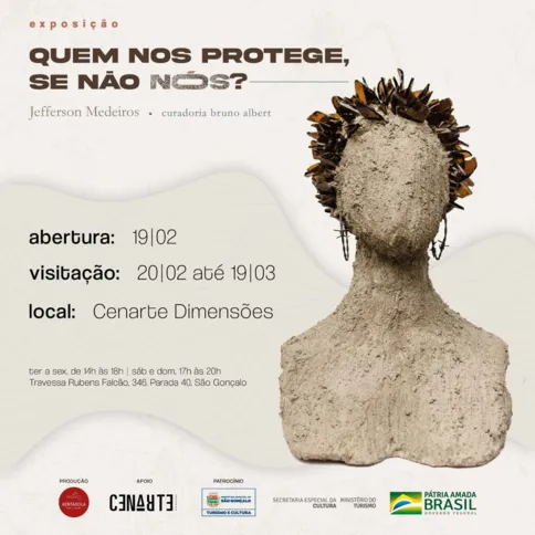 A exposição do artista terá início no próximo dia 19