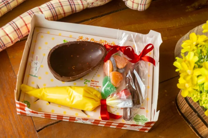 Ovos de criança na Roman Passion Chocolateria