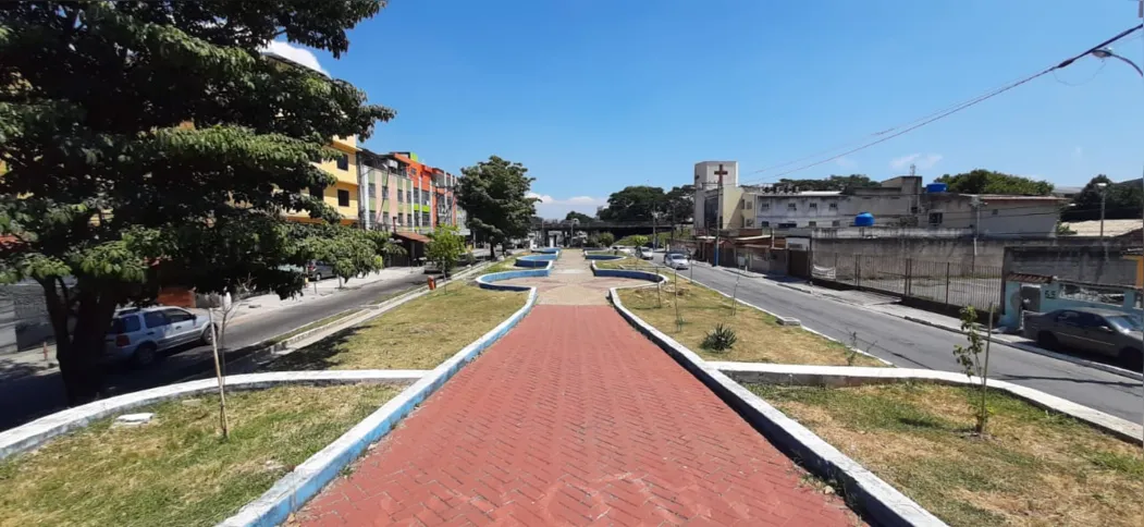 A Praça Chico Mendes é pouco frequentada