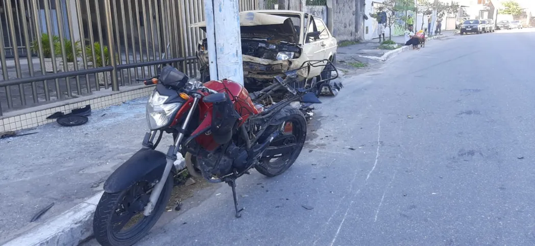 Motorista fugiu sem prestar socorro