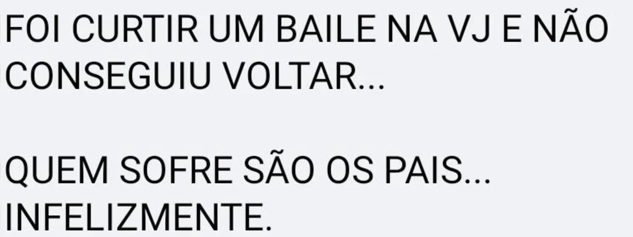 Comentários nas redes sociais 