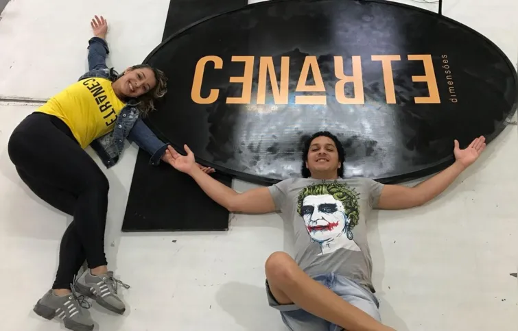 O projeto surgiu da parceria entre Alinne e Igor 