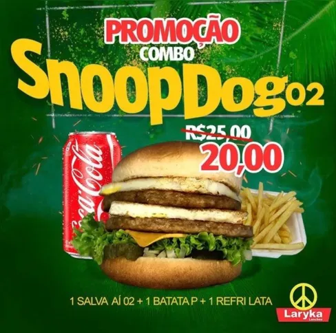O Dia do Hambúrguer será especial no Laryka Lanches 