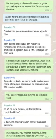 Diálogo dos suspeitos