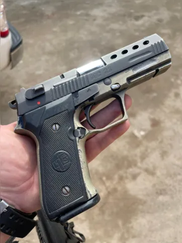 Pistola Girsan .9mm apreendida durante a operação