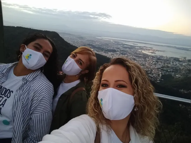As três mulheres são as líderes do núcleo de SG do GMB 